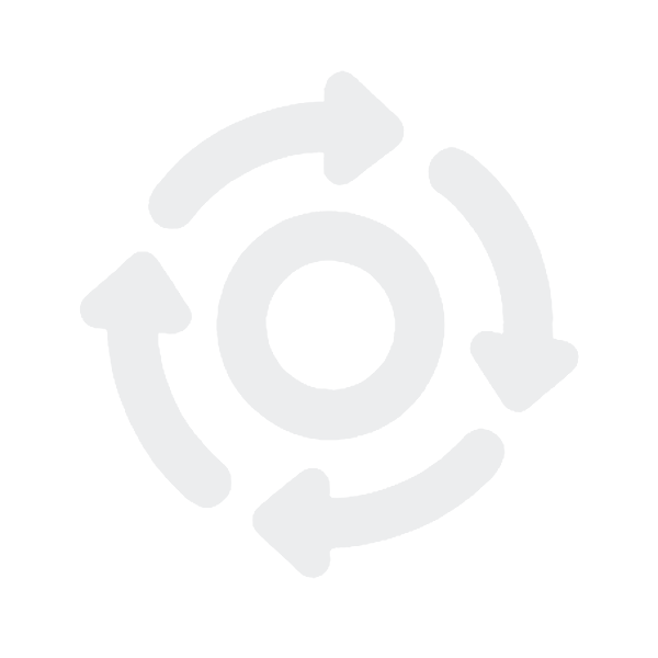 The Suomotu mark: four arrows orbiting a core